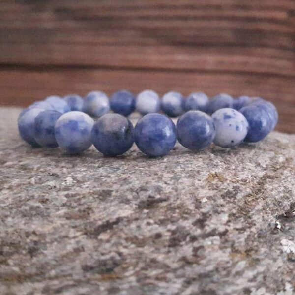 Bracelet sodalite bleu mer - Omyoki