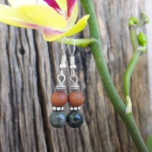 Boucles d'oreilles en Jaspe