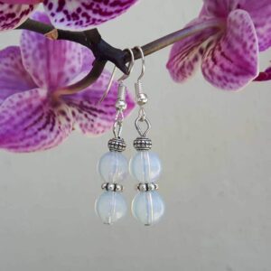 Boucles d'oreilles en pierre de lune