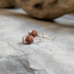 Boucles d'oreilles Rudraksha de l'Himalaya