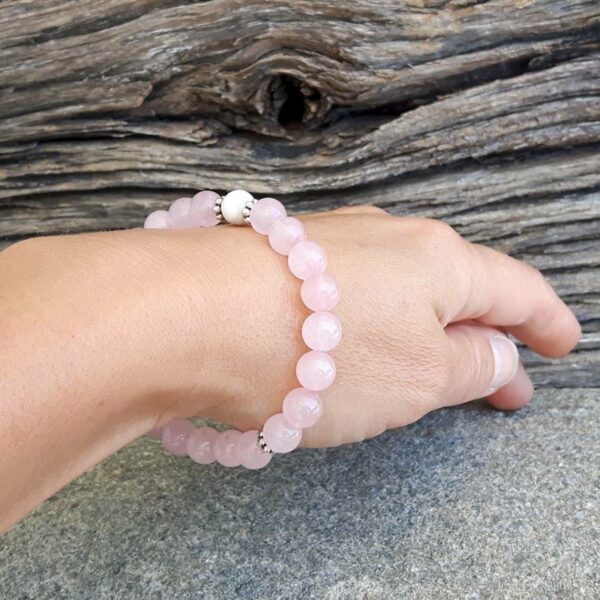 Bracelet quartz rose "douceur"