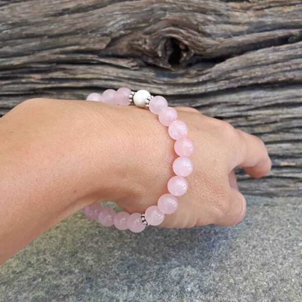 Bracelet quartz rose "douceur"