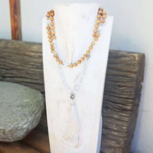 Collier mala pierre de lune Pureté