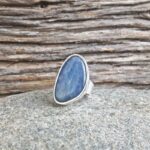 Bague en kyanite bleue