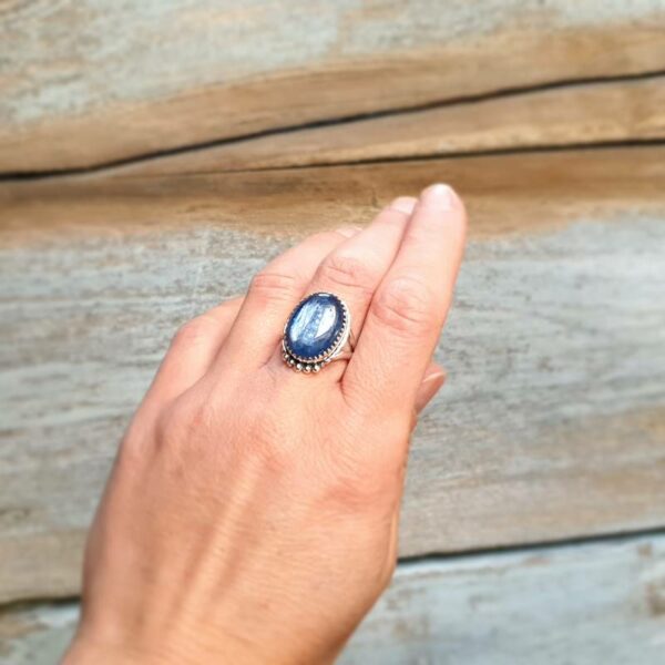 Bague kyanite argent