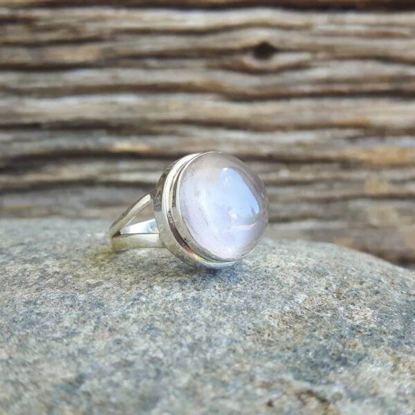 Bague quartz rose AMAYA