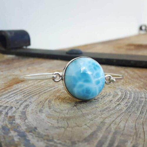 Bracelet jonc larimar OCEAN