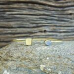 Jonc ouvert pierre de lune