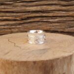 Bague de méditation argent OM