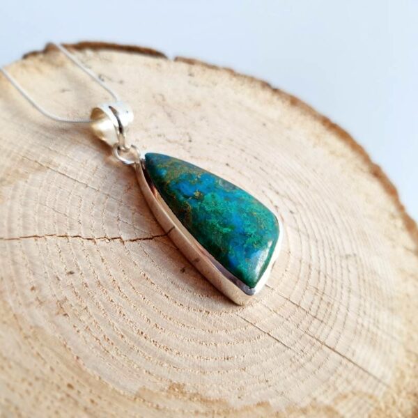 Pendentif chrysocolle argent AQUA