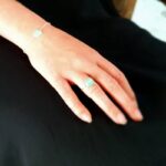 Bague fine en calcédoine MILO