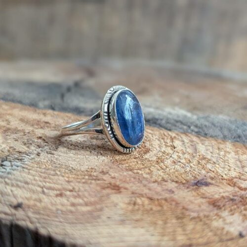 Bague kyanite argent