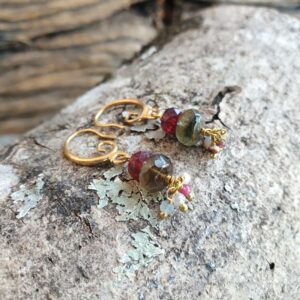 Boucles d'oreilles dorées