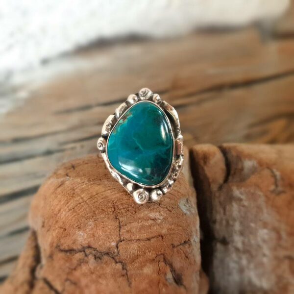 Bague chrysocolle argent BOHEME