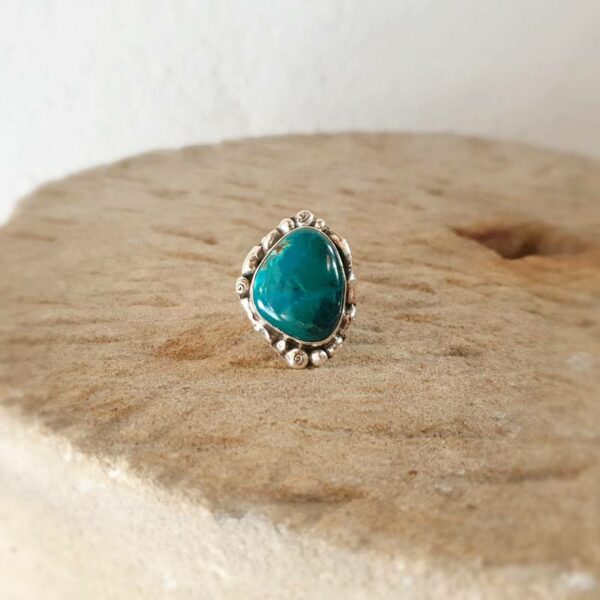 Bague chrysocolle argent BOHEME