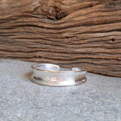 Bracelet argent martelé KAREN