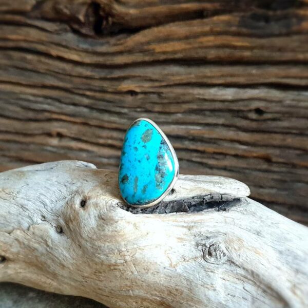 Bague turquoise naturelle DÔ