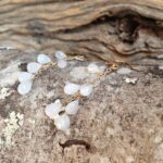 Boucles d'oreilles cascade pierre de lune