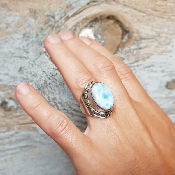 Bague larimar argent OCEAN