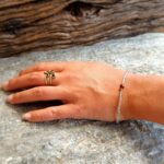 Bracelet labradorite et grenat SAMARKANDE