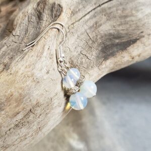 Boucles d'oreilles en pierre de lune