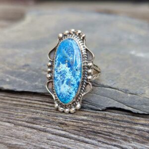 Bague chrysocolle argent BOHÈME