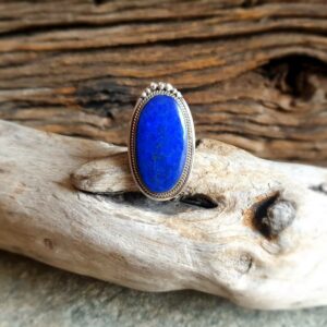 Bague lapis lazuli argent