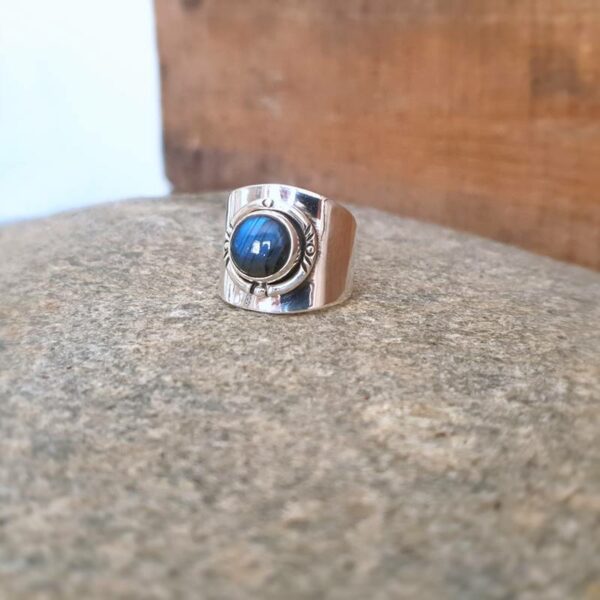 Bague labradorite argent PROTECTION