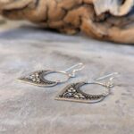 Boucles d'oreilles en argent ethniques CALCUTA