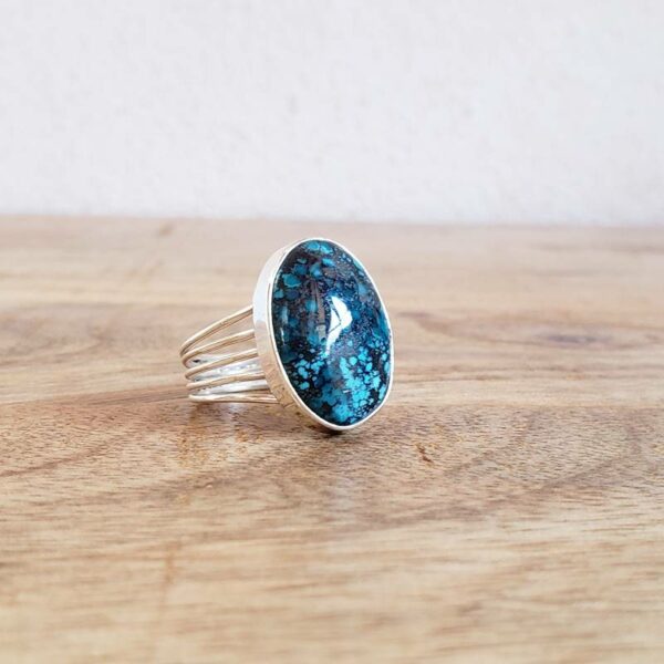 Bague argent et turquoise GOKYO