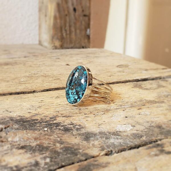 Bague argent et turquoise GOKYO