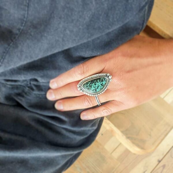 Grosse bague turquoise ANNAPURNA