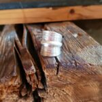 Bague large épurée en argent