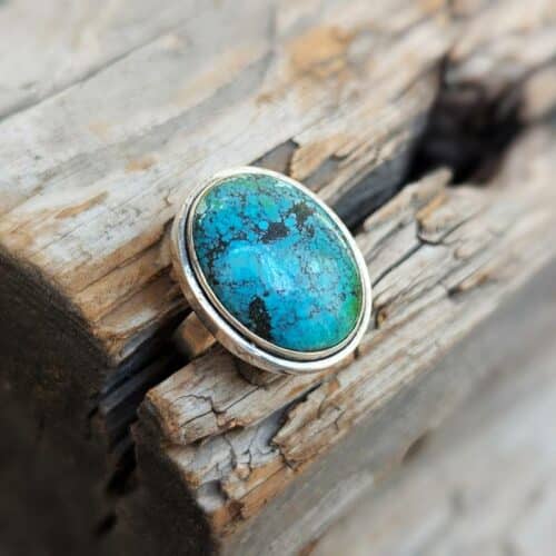 Grosse bague turquoise ANNAPURNA