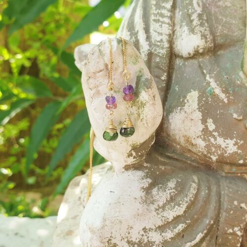 Boucles d'oreilles pendantes originales LALI