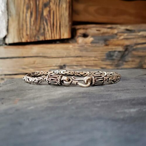 Pulsera INDIA de plata trenzada