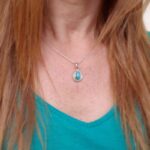 Pendentif turquoise argent UDAÏPUR