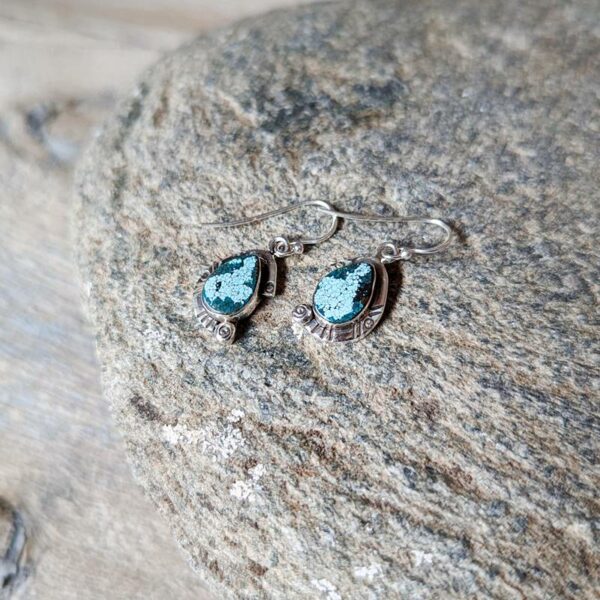 Boucles d'oreilles turquoise KHAMPA