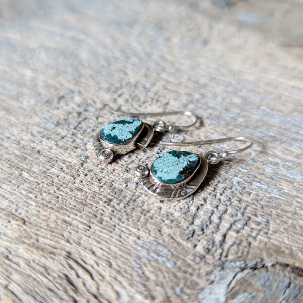 Boucles d'oreilles turquoise KHAMPA