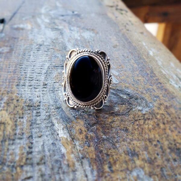 Bague en pierre Onyx