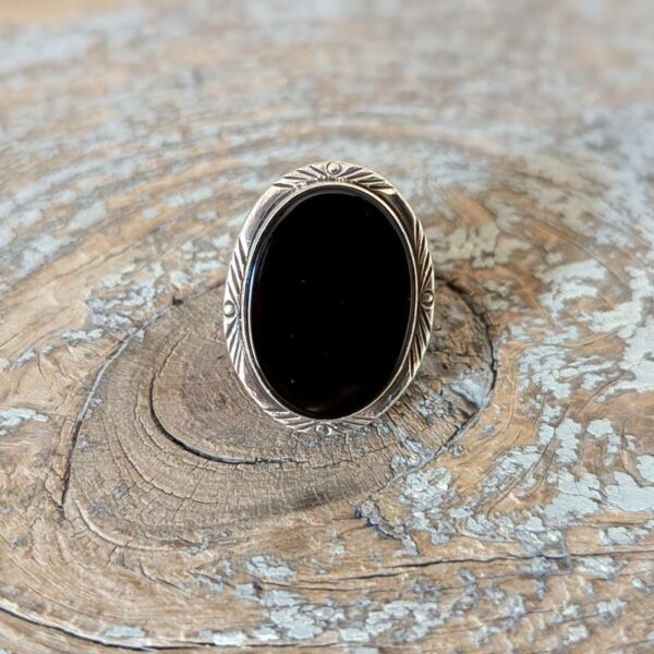 Bague en pierre Onyx