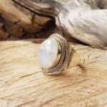Bague pierre de lune argent