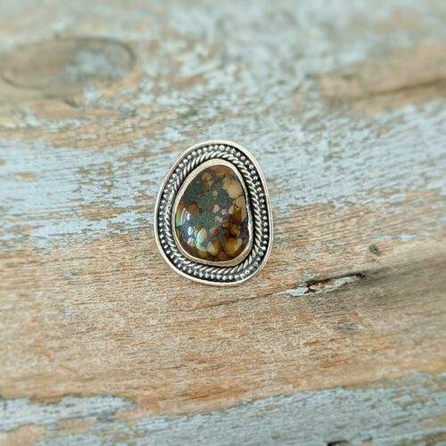 Bague turquoise naturelle TIBET