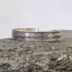 Bracelet traditionnel népalais en argent