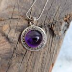 Pendentif améthyste argent AMOS