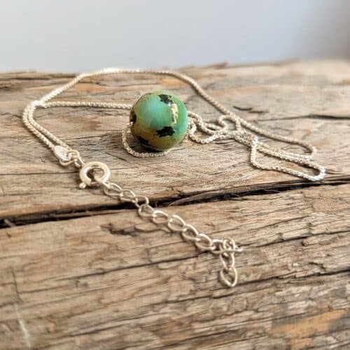 Collier turquoise véritable STUPA
