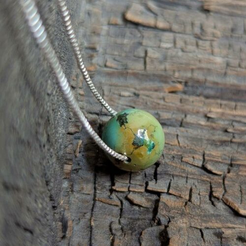 Collier turquoise véritable STUPA