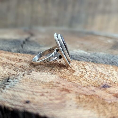 Bague en jaspe orbiculaire