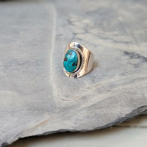 Bague turquoise argent OM