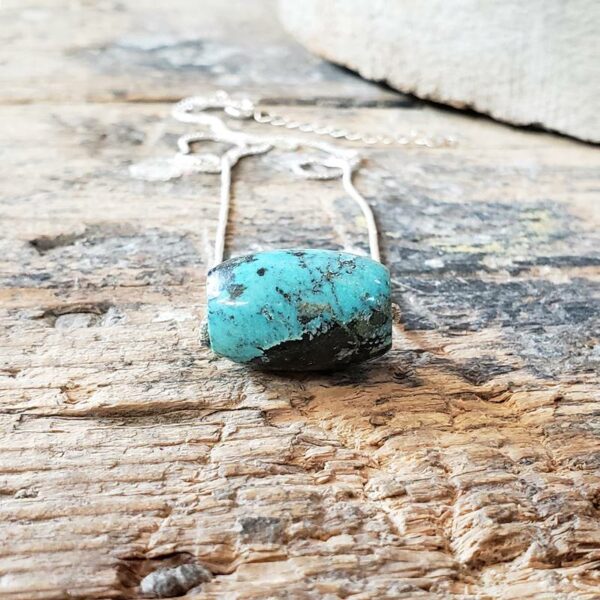 Collier turquoise véritable STUPA